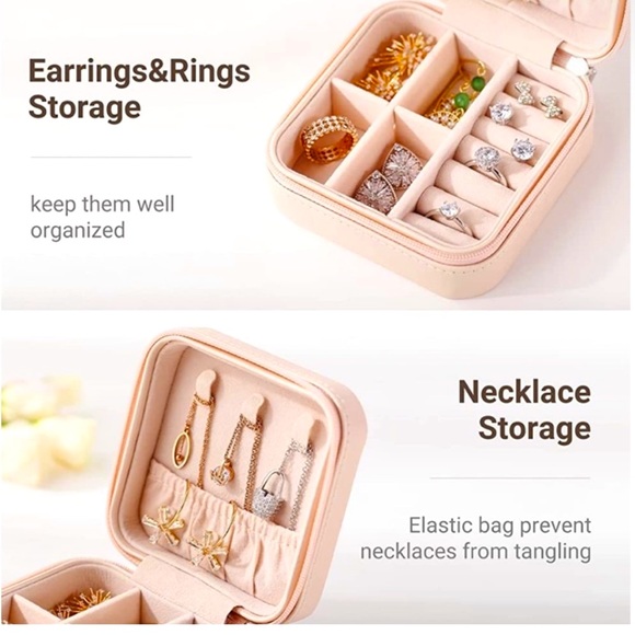 Travel jewelry box nip pink - Picture 2 of 8